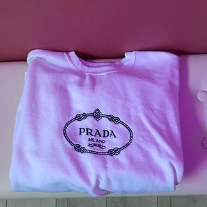 PRADA EMBROIDERY SWEATER SIZE XL